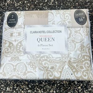 Hotel Collection Cream and White Sheets Elegant Bedding